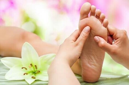 Picture of a foot massage  Asian Massage Therapy 515-305-9139